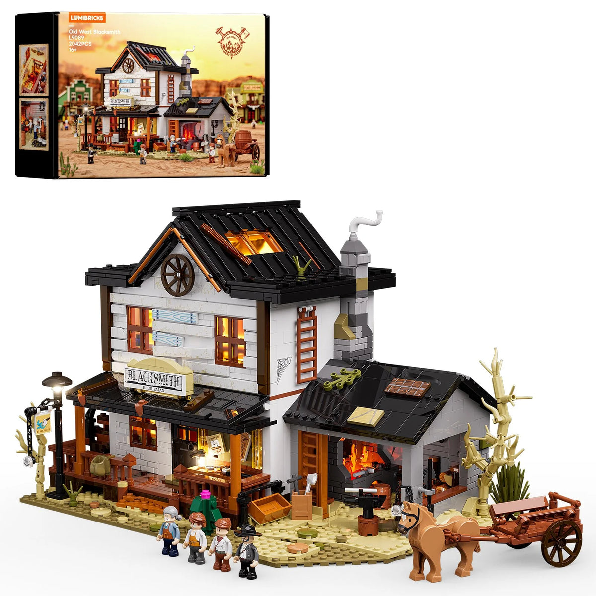 Lumibricks 14011 - Wild West: Schmiede
