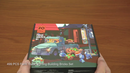 Lumibricks // Funwhole F9016 V2 - Cars: Farm Truck (499 Gobricks Klemmbausteine)