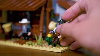 Lumibricks // Funwhole F9026 V2 - Western: Sheriff Office (1240 Gobricks Klemmbausteine)