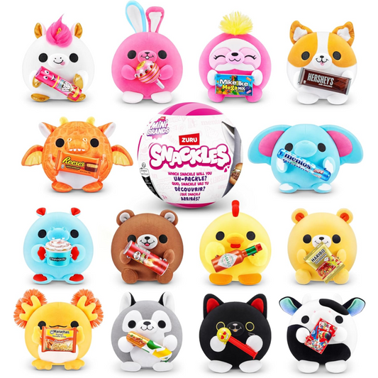 Zuru Mini Brands - Snackles: Serie 1 Plüschfigur Überraschungskugel