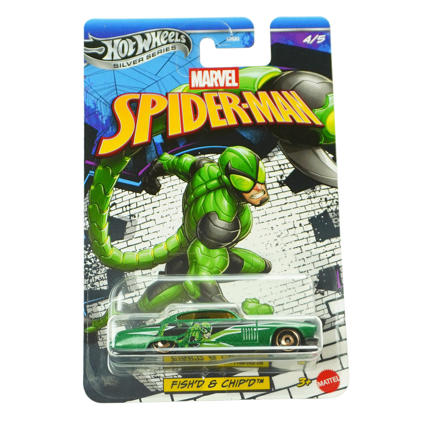 Hot Wheels - Spider-Man Silver Series: Fish´d & Chip´d Scorpion