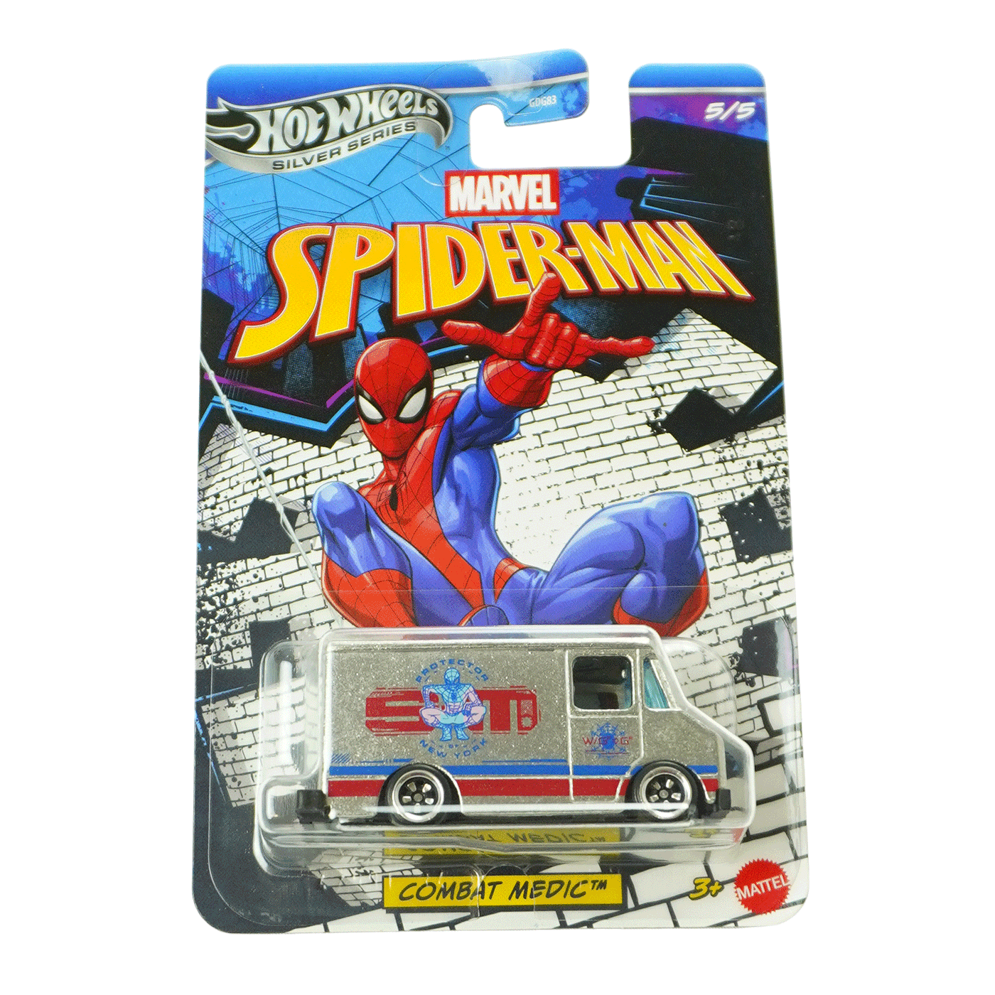 Hot Wheels - Spider-Man Silver Series: Combat Medic Spidey