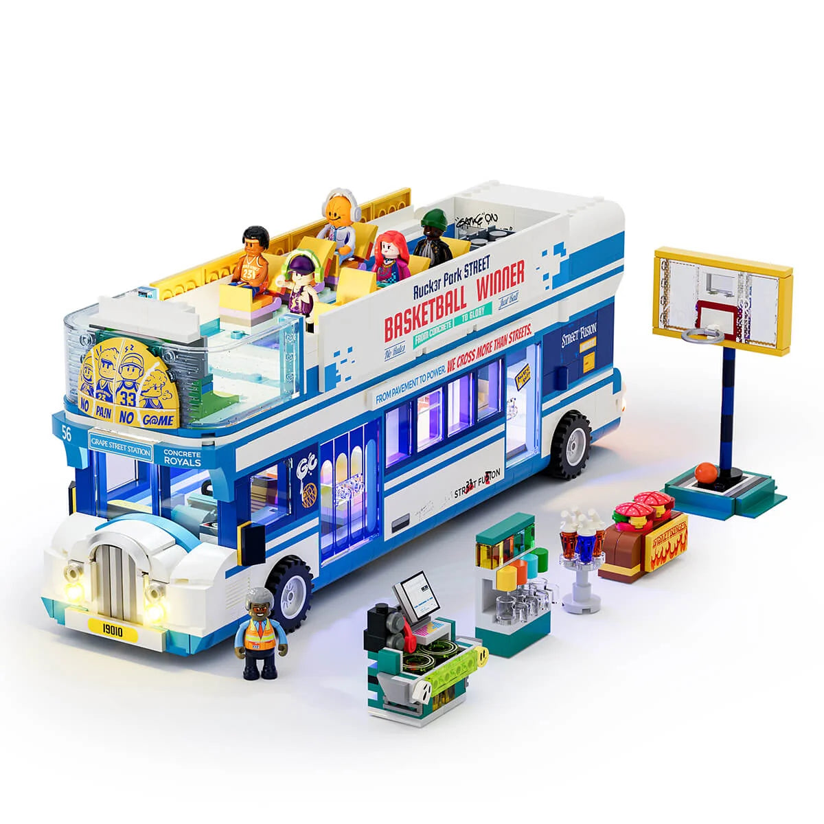 Lumibricks 19010 - Stadtleben: Streetball Tour Bus