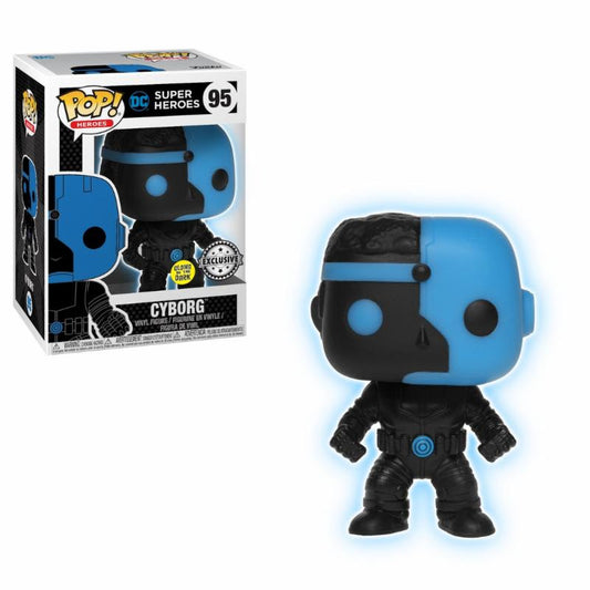 Funko POP! Heroes - Justice League: Cyborg Silhouette GITD - lootstore.de