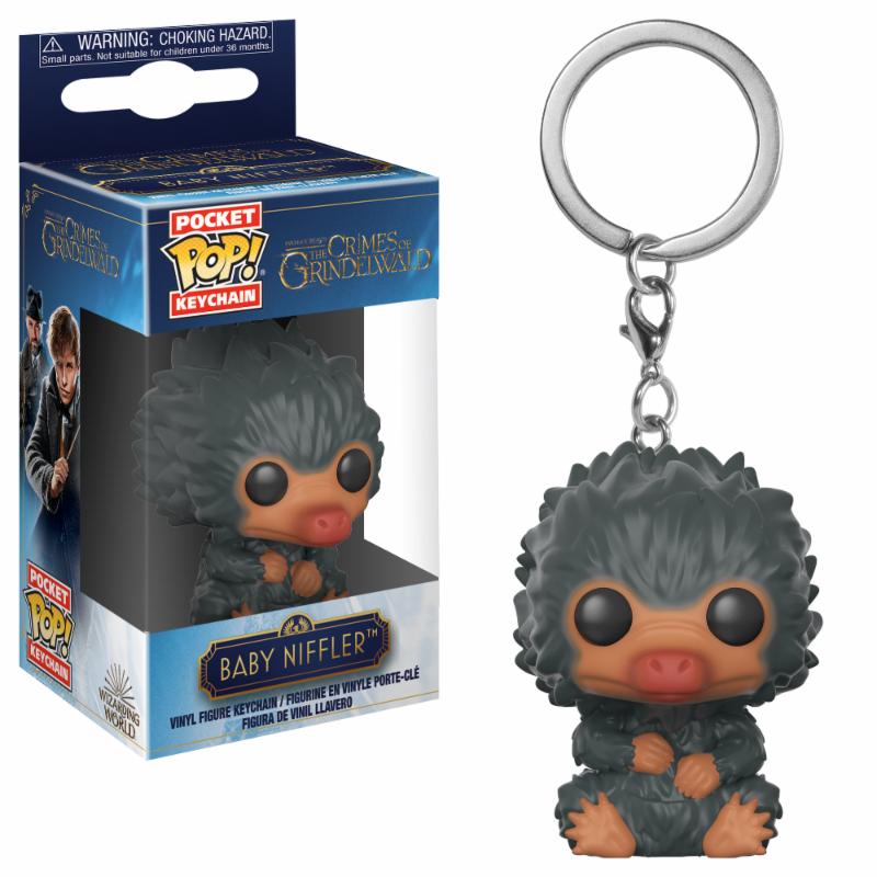 Funko POP! Keychain - Harry Potter - Fantastic Beasts 2: Baby Niffler (Grey)