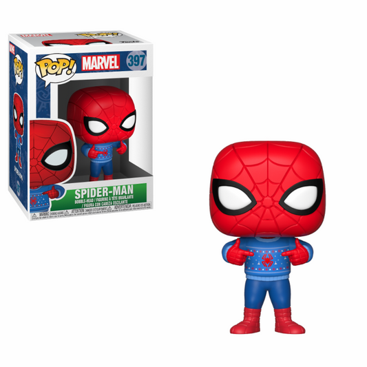 Funko POP! Marvel Holiday: Spider-Man w/Ugly Sweater