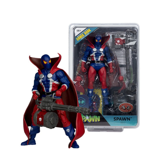 McFarlane - Spawn: Spawn 77 Actionfigur (Platinum Chase Blue)