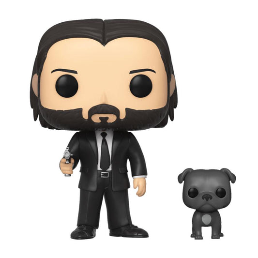 Funko POP! Movies - John Wick: John Wick in Black Suit w/Dog - lootstore.de