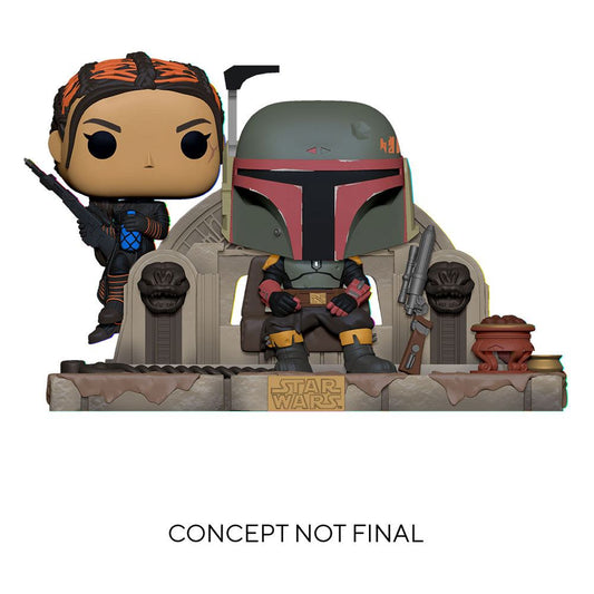 Funko POP! Moment - Star Wars - The Mandalorian: 2er-Pack Boba Fett & Fennec Shand