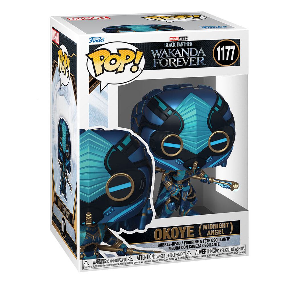 Funko POP! Marvel - Black Panther Wakanda Forever: Okoye Midnight Angel