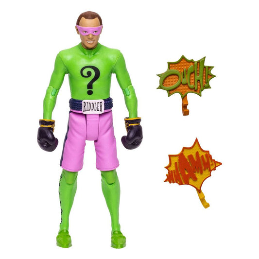 McFarlane - DC Retro Actionfigur: Batman 66: The Riddler in Boxing Gloves