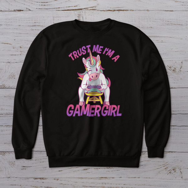 Lootgear - Gaming: Gamergirl Unicorn Sweatshirt
