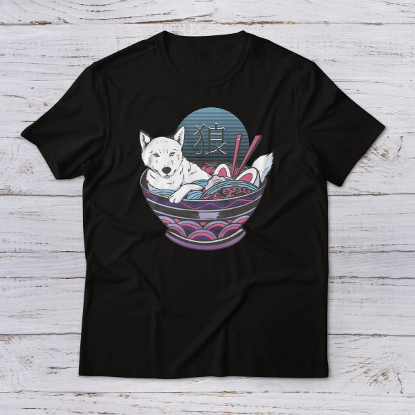 Lootgear - Sakura Worlds: Ramen Wolf T-Shirt