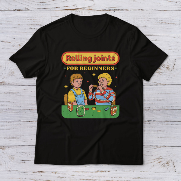 Lootgear - Cartoon World: Rolling Joints For Beginners T-Shirt