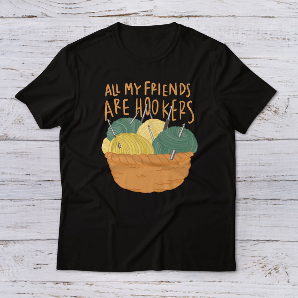 Lootgear - Cartoon World: All My Friends Are Hookers T-Shirt
