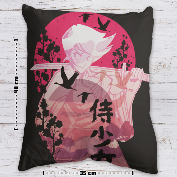 Lootgear - Kuschelkissen: Samurai Girl (40x35)