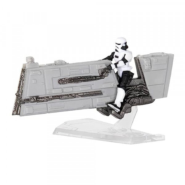 Jazwares - Star Wars Micro Galaxy Squadron S3: Imperial Patrol Speeder Patrol Trooper