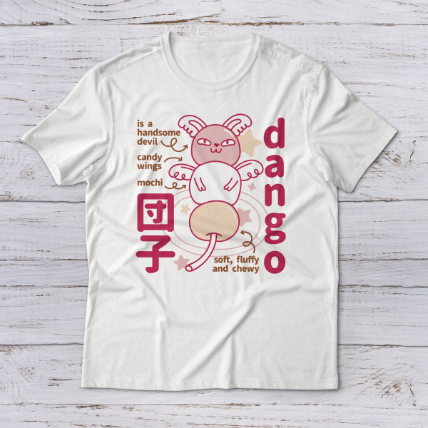 Lootgear - Sakura Worlds: Dango Japanese Dessert Monsters T-Shirt