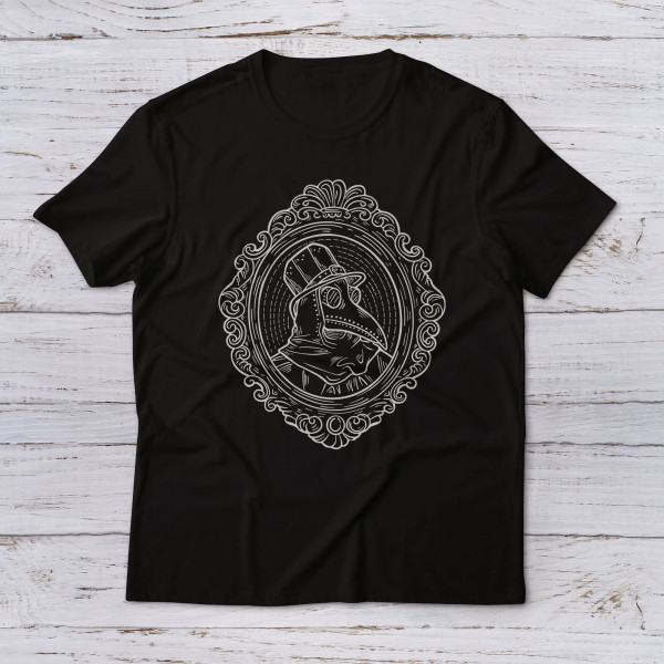 Lootgear - Fantasy World: Plague Doctor Portrait T-Shirt