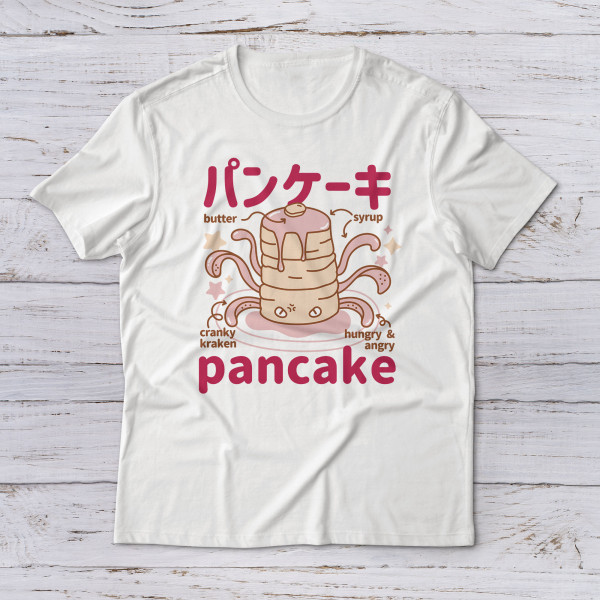 Lootgear - Sakura Worlds: Pancake Japanese Dessert Monsters T-Shirt