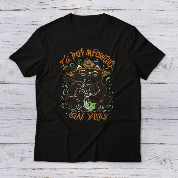 Lootgear - Fantasy World: Meowgic Cat T-Shirt