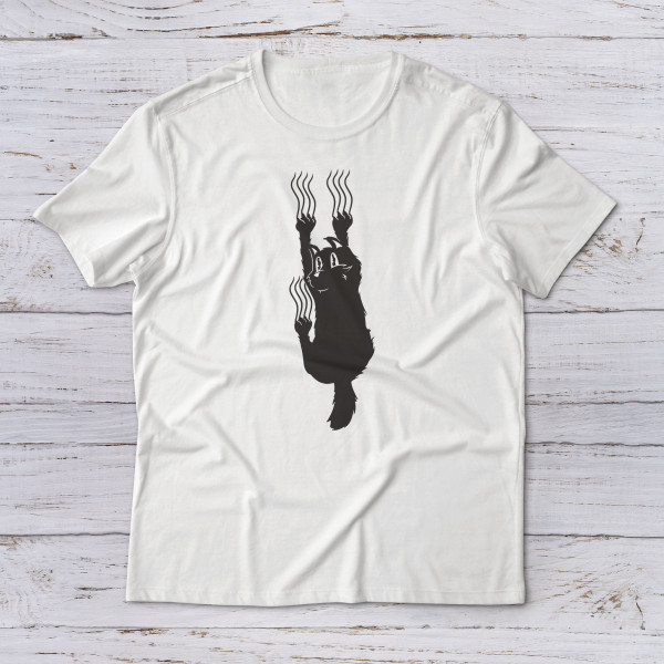 Lootgear - Cartoon World: Scratching Cat T-Shirt