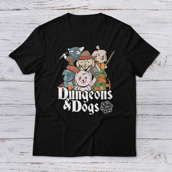 Lootgear - Gaming: Dungeons & Dogs T-Shirt