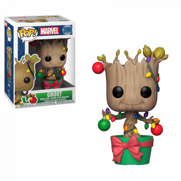 Funko POP! Television - Marvel Holiday: Groot w/ Lights & Ornaments