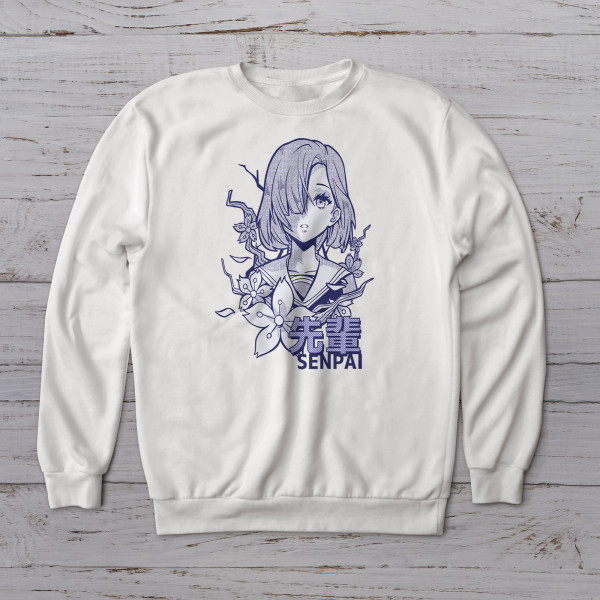 Lootgear - Sakura Worlds: Kawaii Senpai Sweatshirt