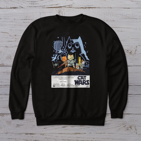 Lootgear - Parodies: Cat Wars - A Star Wars Parody Sweatshirt