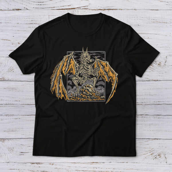 Lootgear - Fantasy World: Skelettdrache T-Shirt