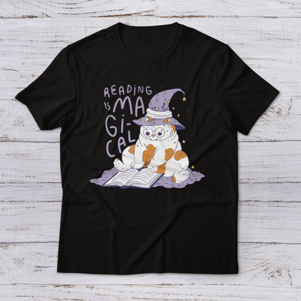 Lootgear - Fantasy World: Magical Cat T-Shirt