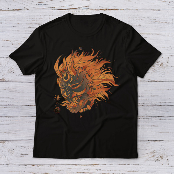 Lootgear - Sakura Worlds: Demon Mask T-Shirt