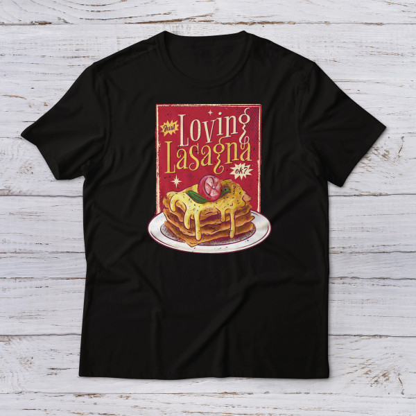 Lootgear - Cartoon World: Lasagne Lover T-Shirt