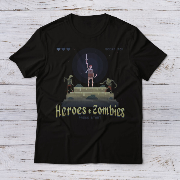 Lootgear - Gaming: Heroes & Zombies T-Shirt