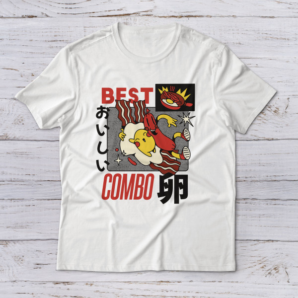 Lootgear - Cartoon World: Best Breakfast Combo T-Shirt