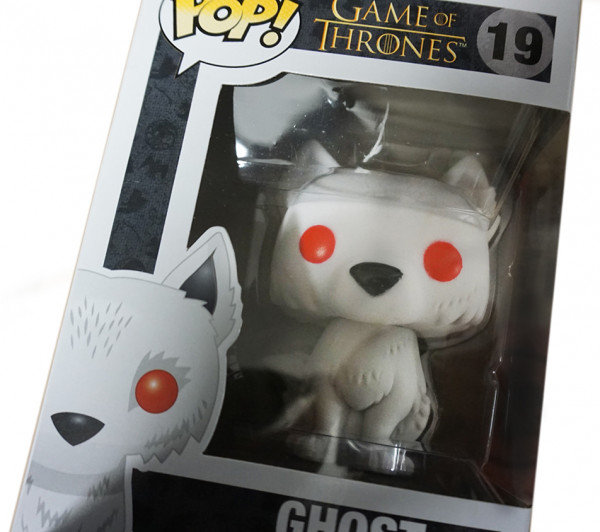 Funko POP! Game of Thrones: Ghost Flocked SDCC (Kein Sticker!)