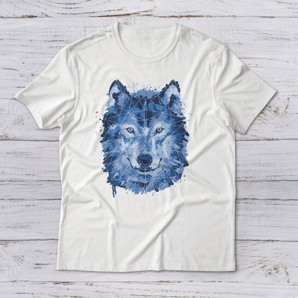 Lootgear - Fantasy World: Polygon Wolf T-Shirt