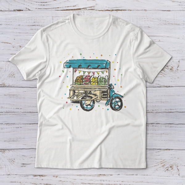 Lootgear - Cartoon World: Fruit Cart T-Shirt