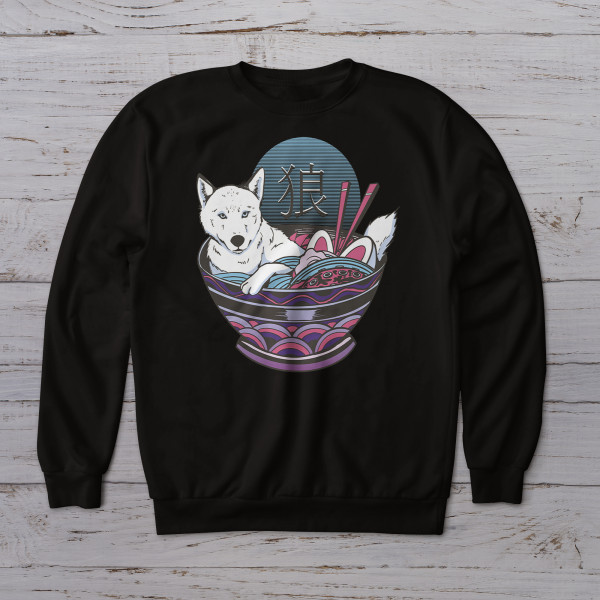 Lootgear - Sakura Worlds: Wolf Ramen Sweatshirt