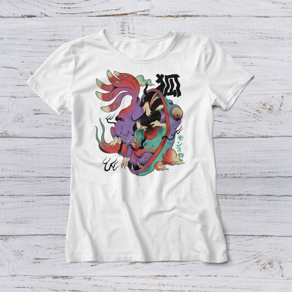 Lootgear - Sakura Worlds: Psychedelic Fox T-Shirt