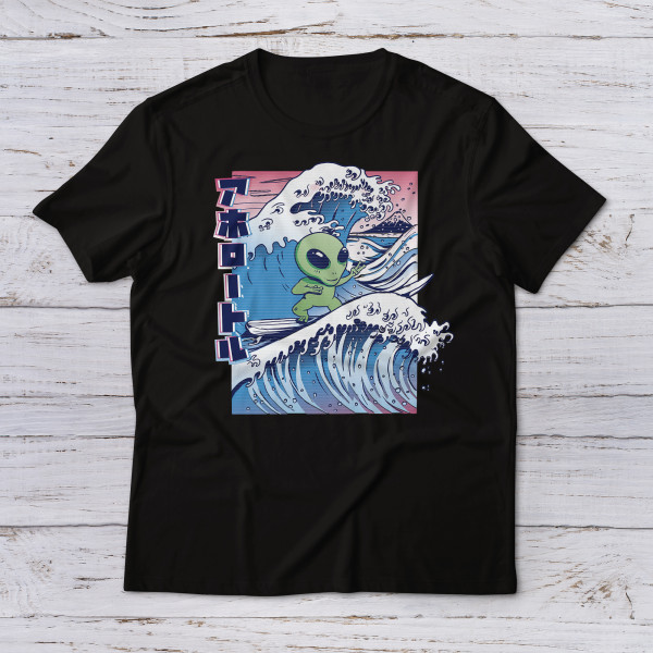 Lootgear - Cartoon World: Alien Wave T-Shirt