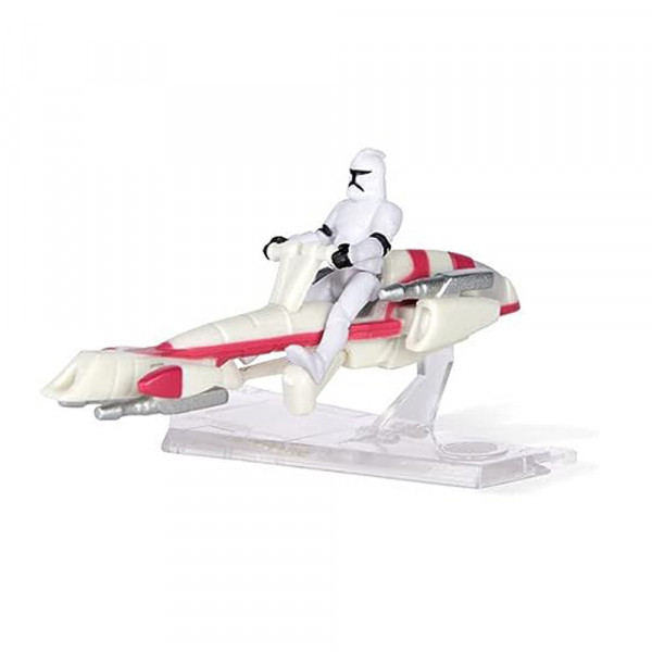 Jazwares - Star Wars Micro Galaxy Squadron S2: BARC Speeder Clone Trooper