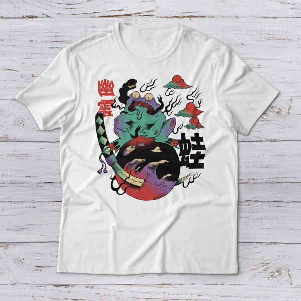 Lootgear - Sakura Worlds: Psychedelic Frog T-Shirt