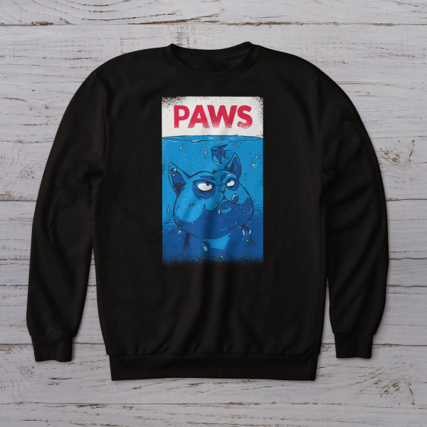 Lootgear - Parodies: Paws - A Jawsy Parody Sweatshirt