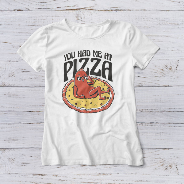 Lootgear - Cartoon World: You Had Me At Pizza T-Shirt