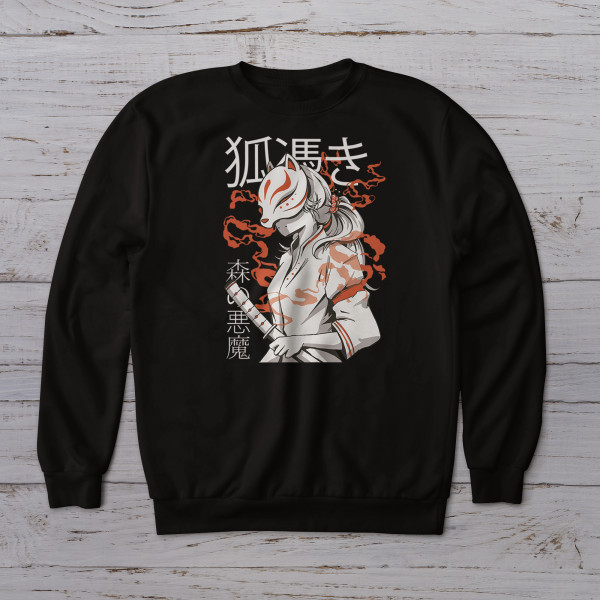 Lootgear - Sakura Worlds: Dark Kitsune Sweatshirt