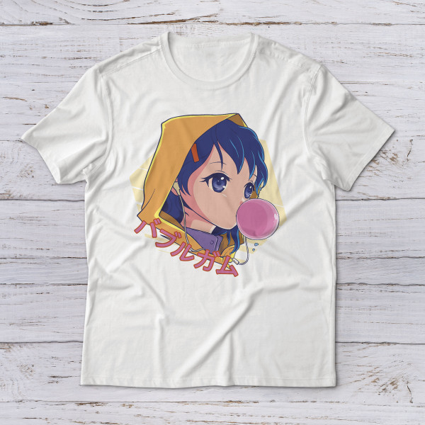 Lootgear - Sakura Worlds: Girl with Bubblegum T-Shirt