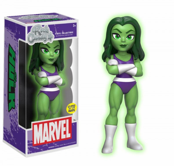 Funko Rock Candy - Marvel: She Hulk GITD