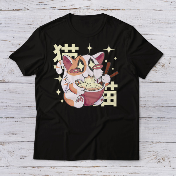 Lootgear - Sakura Worlds: Kawaii Neko Ramen T-Shirt